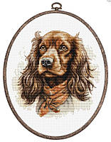 ВС 223 Кокер спаниель Набор для вышивания нитками Luca-S Животные Птицы Щенки Собаки