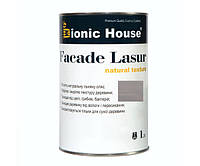 Краска для дерева FACADE LASUR Bionic-House 1л Пепел А117