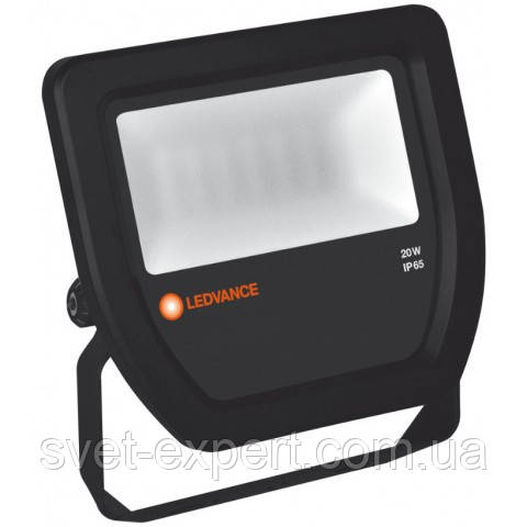 Прожектор світлодіодний FLOOD LED 20W/6500K BK 100DEG IP65