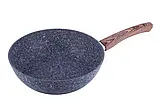 Сковорода-сотейник Kamille глибока 32см із антипригарним гранітним покриттям PTFE, фото 3