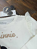 Реглан лонгслів з рюшами на дівчинку з Міні Маус Розмір 110, фото 4