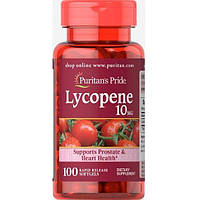 Ликопин Puritan's Pride Lycopene 10 mg 100 Softgels GT, код: 7518864