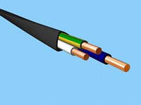 Силовой кабель ВВГнг 3х4