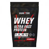 Протеїн Vansiton Whey Ultra Fast Protein 450 g 15 servings Strawberry TE, код: 7907399