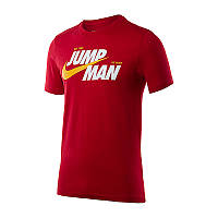 Футболка мужская Jordan Jumpman (DM3219-687) L Красный IX, код: 7618845