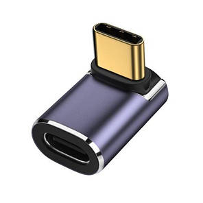 Кутовий OTG адаптер перехідник USB Type-C M/F (USB 4.0, 40Gbps) Metal Style-5, фото 4