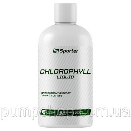 Хлорофіл рідкий Sporter Chlorophyll Liquid 100 мг 300 мл, фото 2