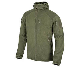 Флісова кофта Helikon Alpha Hoodie Olive Green