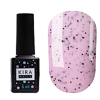 Гель-лак Kira Nails Чіа Пудінг №003 Малина (с крошкой), 6 мл