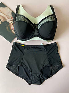 80/85/90С Комплект жіночої нижньої білизни на чашку C чорний