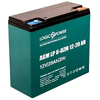 Автомобільний акумулятор LogicPower LP 6-DZM-20 Ah тяговий свинцево-кислотний