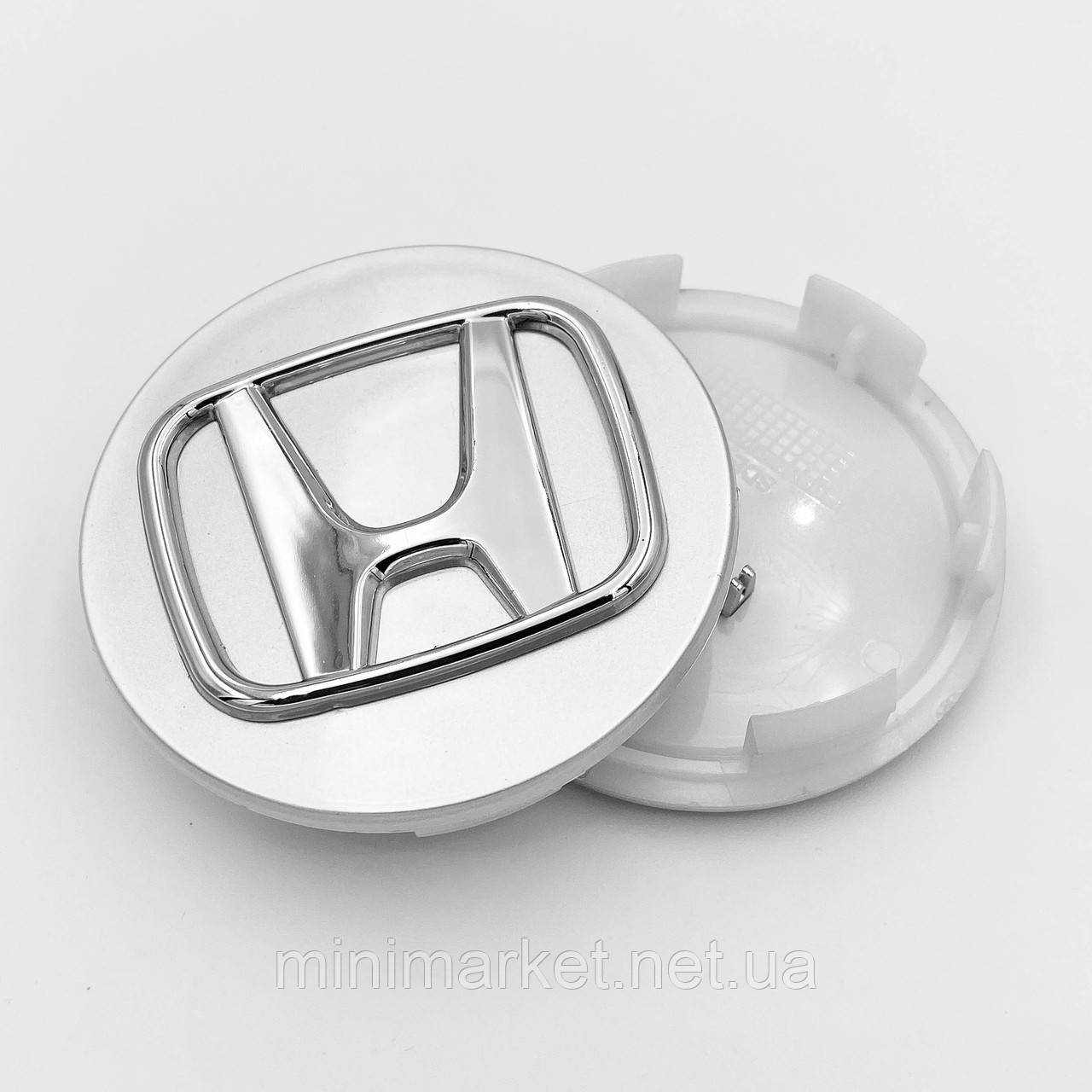 Ковпачки (заглушки) на литі диски HONDA (Хонда) 69 мм Сірі (08W17-SEA-6M00)
