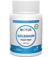 Комплекс Селен и Молибден Biotus Selenium 200 mcg 60 Caps BIO-530845 GT, код: 7778504