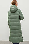 Довгий жіночий пуховик Finn Flare FAB11046-501 зелений XL, фото 5
