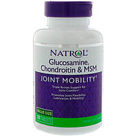 Глюкозамин хондроитин МСМ Glucosamine Chondroitin MSM Natrol 150 таблеток PP, код: 7287955