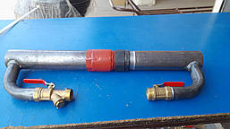 Байпас обвідний 1*1/2 з клапаном довгий