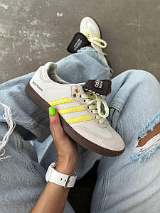 Жіночі Кросівки Adidas Samba x Walles Bonner Yellow 38-40-41