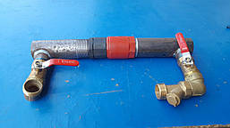 Байпас обвідний 2" з клапаном короткий