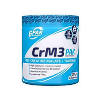Креатин комплекс 6PAK Nutrition CrM3 PAK Tri-Creatine Malate And Taurine 250 g 50 servings IS, код: 8153623