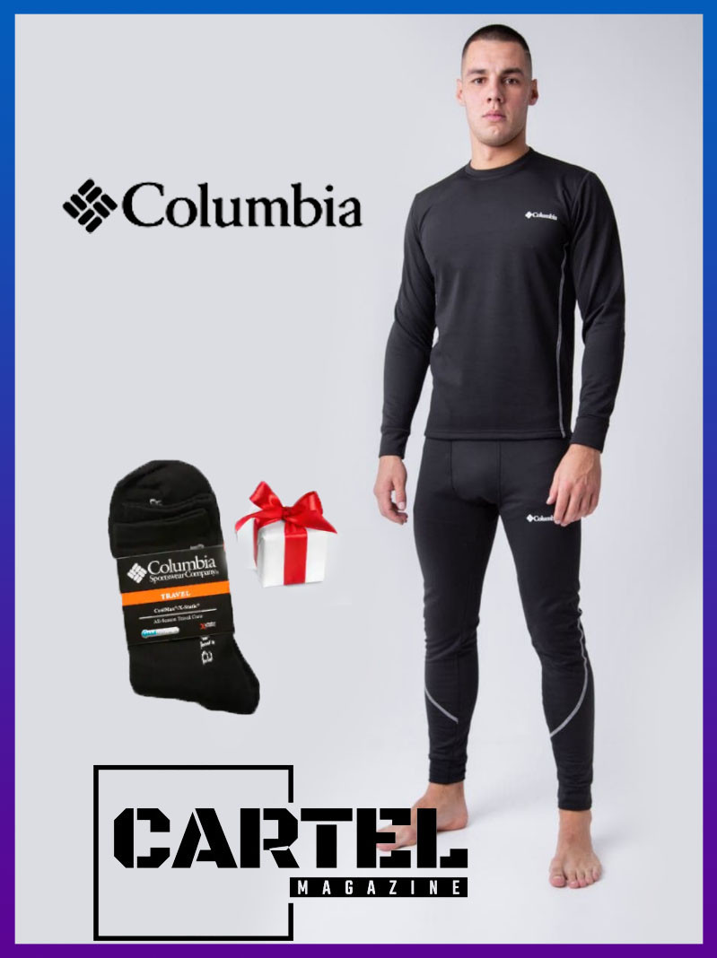 Лучшее мужское термобелье спортивное для мужчин, Военное термобелье Columbia + носки в подарок - фото 1 - id-p1956996759