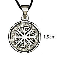 Кулон Silvering Славянский оберег Коловрат Серебристый 1,9х1,9х0,22 см (13167) KA, код: 6857613