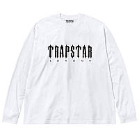 Білий лонгслів Trapstar Logo унісекс Трепстар Трепстар