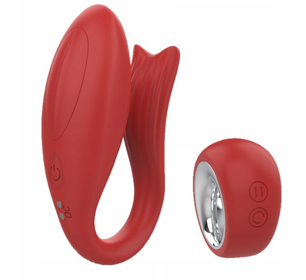 Багатофункціональний вібратор MRS. Sex Gadget бордовий, фото 1