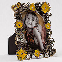 Декоративная фоторамка «Бабочки в цветах» 12*15 см Angel Gifts SK15573 KS, код: 6673436