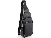 Кожаный мужской слинг-рюкзак в классическом стиле VINTAGE LD84-2H