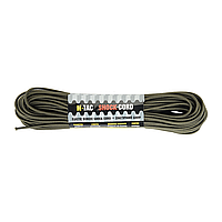 M-Tac паракорд Shock-Cord 3mm OD Green 30м, военный паракорд олива, веревка для выживания, армейский паракорд