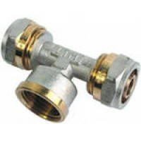 Трійник металопластик із внутрішньою різзю 16х1/2"16