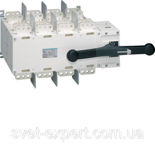 Перемикач корпусний Hager HI466, I-0-II, 4 полюси 2500А