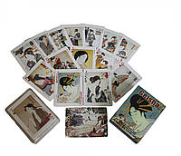 Карты игральные покерные атласные Duke Geisha 54 листа 88х63 мм (DN25239) VA, код: 717723