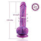 Фалоімітатор 8.2″ із вібрацією для секс-машин Hismith Purple Silicone Dildo with Vibe, KlicLok, 21х3,5 см., фото 5