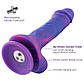 Фалоімітатор 8.2″ із вібрацією для секс-машин Hismith Purple Silicone Dildo with Vibe, KlicLok, 21х3,5 см., фото 7