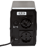 Стабілізатор ДБЖ LPM-525VA-P, 2 євророзетки, 3 ступ. AVR, 4.5Ач12В. Пластиковий корпус, колір чорний., фото 3