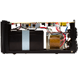 Стабілізатор ДБЖ LPM-1550VA 3 євророзетки 3 ступ. AVR 2х9Ач12В металевий корпус Чорний колір, фото 5