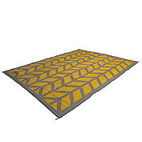 Килимок для пікніка Bo-Camp Flaxton Large Yellow, туристичний широкий килимок плед для подорожей туризму