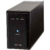 ИБП LPM-U1250VA USB-порт 3 евророзетки 3 ступ. AVR 2x7.5Ач12В металлический корпус Черный цвет