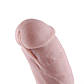 Силіконовий фалоімітатор Hismith 8.3″ Silicone Dildo, вигнутий, система KlicLok, 21х4,8 см., фото 7