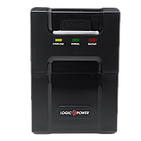 Стабилизатор ИБП LogicPower 650VA-P 2 евророзетки 5 ступ. AVR 7.5Ач12В. plastic case