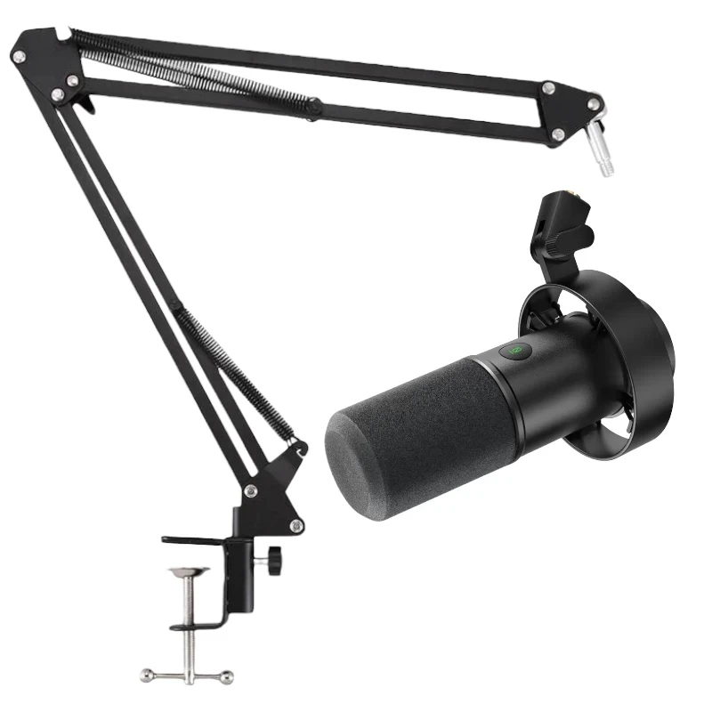 Fifine K688 Amplitank USB/XLR мікрофон динамічний з павуком — + Cтійка пантограф, фото 1