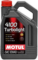 Масло моторное Motul 4100 TURBOLIGHT SAE 10W-40 полусинтетическое 4л