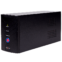 ИБП LogicPower 850VA 2 евророзетки 5 ступ. AVR 8.5Ач12В металлический корпус Черный цвет