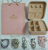 Набір для творчості створення браслетів Пандора в скриньці Біжутерія Подарунок для дівчинки, пакет, 66 предметів