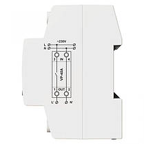 Реле напруги VP-63A M2R, 63А (макс. 80А протягом 10 хв), TrueRMS, Однофазне реле, DigiTOP, фото 5
