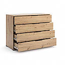 Комод в спальню з ЛДСП 4Ш Тедді Миро-Марк Дуб Артізан, фото 2