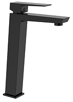 Змішувач для раковини високий Invena Paros BU-09-W04 чорний