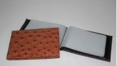 Візитниця на 32 візитки V-7340 "Шкіра об'ємна", фото 1