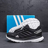 Демісезонні шкіряні кросівки чорні чоловічі, фото 2